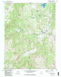 Markleeville 1979 topographic map thumbnail