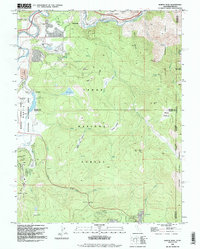 Martis Peak 1992 topographic map thumbnail
