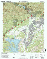 Matilija 1995 topographic map preview