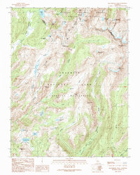 Matterhorn Peak 1990 topographic map preview