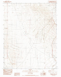 Maturango Peak NE 1982 topographic map thumbnail