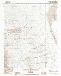 Maturango Peak SE 1982 topographic map thumbnail