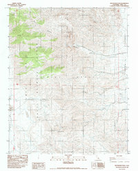 Maturango Peak 1982 topographic map thumbnail