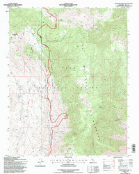 Mazourka Peak 1994 topographic map thumbnail