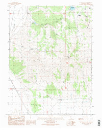 McDonald Peak 1989 topographic map thumbnail