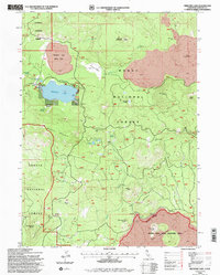 Medicine Lake 1993 topographic map thumbnail