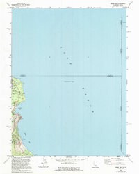 Meeks Bay 1992 topographic map thumbnail