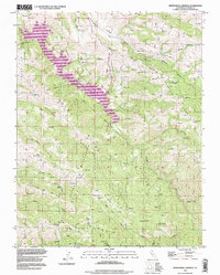 Mendenhall Springs 1996 topographic map thumbnail