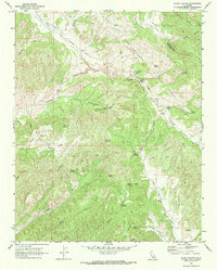 Slack Canyon 1969 topographic map thumbnail