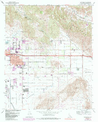 Sunnymead 1967 topographic map thumbnail