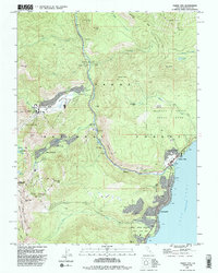 Tahoe City 1992 topographic map thumbnail