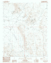 Talc City Hills 1987 topographic map thumbnail