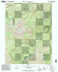 Tangle Blue Lake 1998 topographic map thumbnail