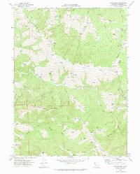 Taylor Peak 1969 topographic map thumbnail