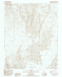 Teakettle Junction 1987 topographic map thumbnail