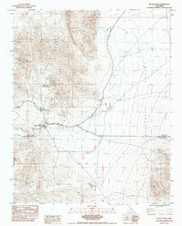 Tecopa Pass 1983 topographic map preview