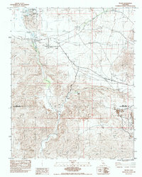 Tecopa 1983 topographic map thumbnail