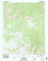 Tehachapi NE 1992 topographic map thumbnail