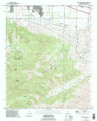Tehachapi South 1992 topographic map thumbnail