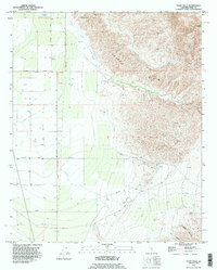 Tejon Hills 1992 topographic map thumbnail