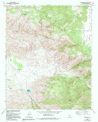 Tejon Ranch 1966 topographic map thumbnail