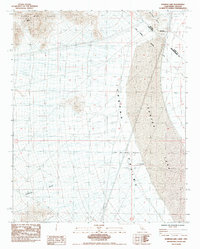 Ivanpah Lake 1985 topographic map thumbnail