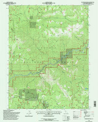 Dogwood Peak 1994 topographic map thumbnail
