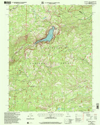 Donnell Lake 2001 topographic map thumbnail