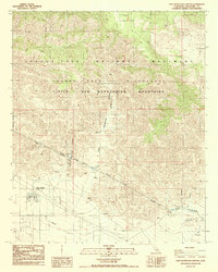 East Deception Canyon 1988 topographic map thumbnail