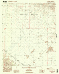 East of Acolita 1988 topographic map preview