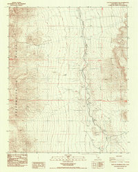 East of Deadman Pass 1987 topographic map thumbnail