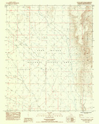 East of Grotto Hills 1984 topographic map thumbnail