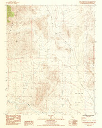 East of Kingston Peak 1984 topographic map thumbnail