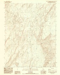 East of Waucoba Canyon 1987 topographic map thumbnail