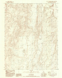 East of Waucoba Spring 1987 topographic map thumbnail