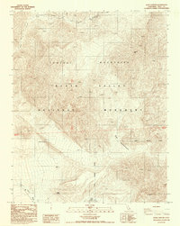 Echo Canyon 1988 topographic map thumbnail