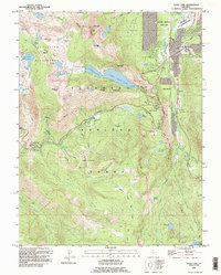 Echo Lake 1992 topographic map thumbnail