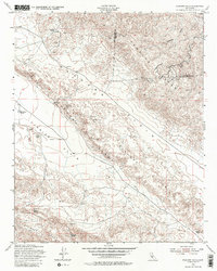 Elkhorn Hills 1954 topographic map thumbnail