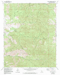 Emerald Mountain 1972 topographic map thumbnail