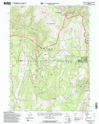 Emerson Peak 1993 topographic map thumbnail