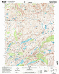 Emigrant Lake 2001 topographic map thumbnail