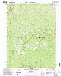 English Peak 2001 topographic map thumbnail