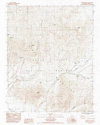 Epaulet Peak 1984 topographic map thumbnail