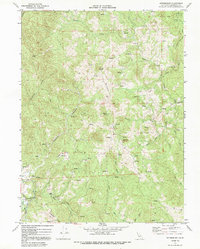 Ettersburg 1969 topographic map thumbnail