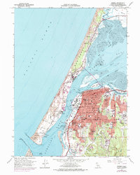 Eureka 1958 topographic map thumbnail