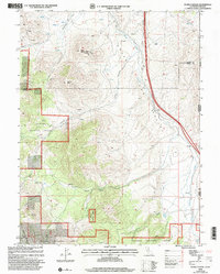 Evans Canyon 2000 topographic map thumbnail