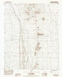 Fenner Hills 1984 topographic map thumbnail