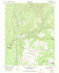 Fiddletown 1949 topographic map thumbnail