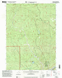 Fish Lake 1997 topographic map thumbnail