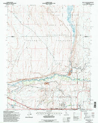 Fish Slough 1994 topographic map thumbnail
